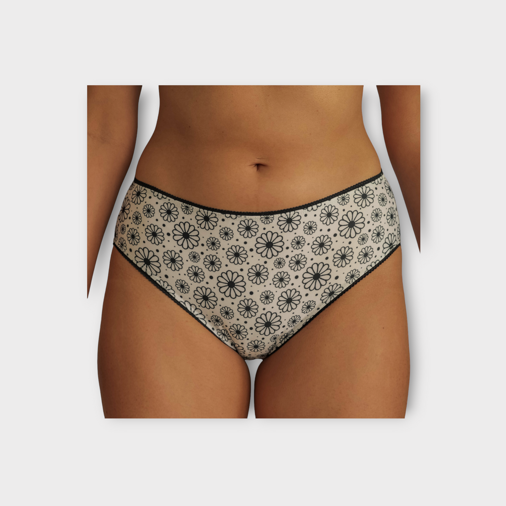 Feel confident and comfortable in our patterned winter daisy collection  briefs perfect for everyday living. Browse our collection of Stylish briefs and underwear and find your perfect style and colourings today.